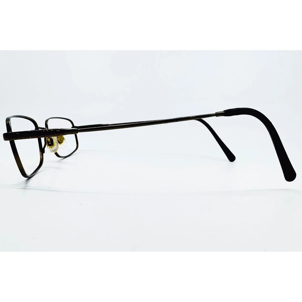 IZOD Eyeglasses Mens Brown Rectangular Metal Frame 51-19-140 44863